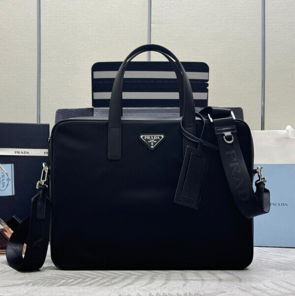 블링크,프라다 나일론 브리프케이스 서류가방 2VE368