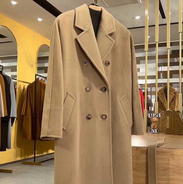 블링크,막스마라 25FW 여성 마담 101801 아이콘 울 캐시미어 코트 카멜 MADAME