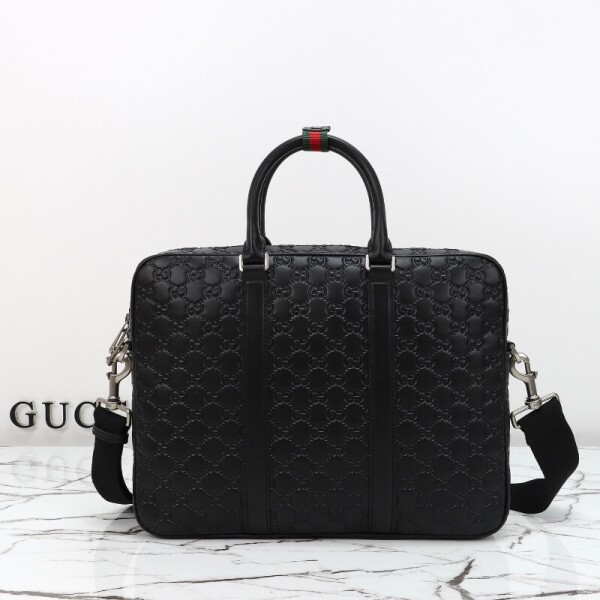 블링크,구찌 SS26 남성 구찌 블랙 브리프케이스 850222