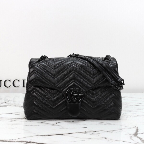 블링크,구찌 중형 GG 마몽 숄더백 850676