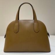 더로우 미디엄 잉그리드 가죽 백 딥 카멜 W1908L72DEOS