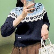 프라다 울 캐시미어 여성 니트 P26574  Y