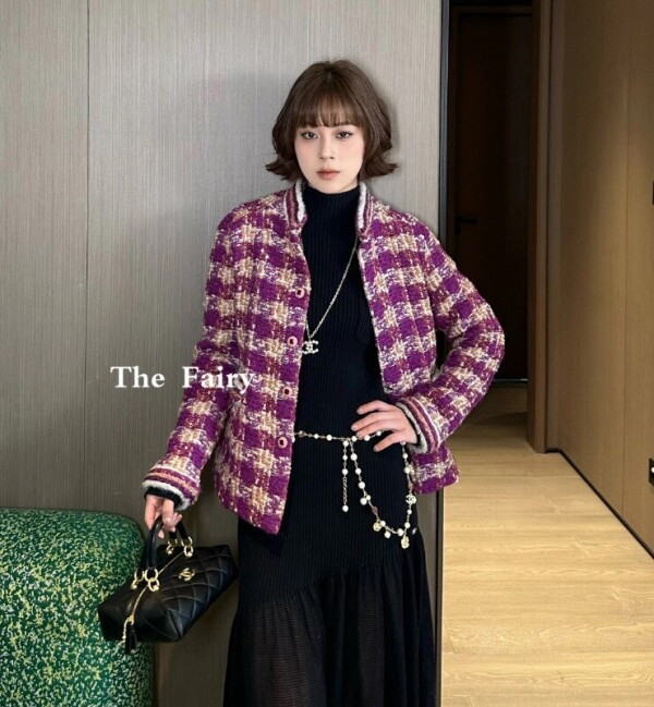 위핑,샤넬 25FW CC 로고 트위드 자켓 3컬러  P79640  Y