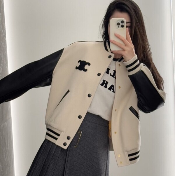 블링크,셀린느 트리옹프 테디 재킷 텍스처드 울 남여공용 2W71C896C  D