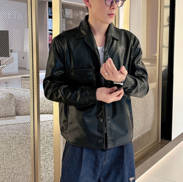 블링크,로로피아나 고품질 남성 가죽 자켓 13  C