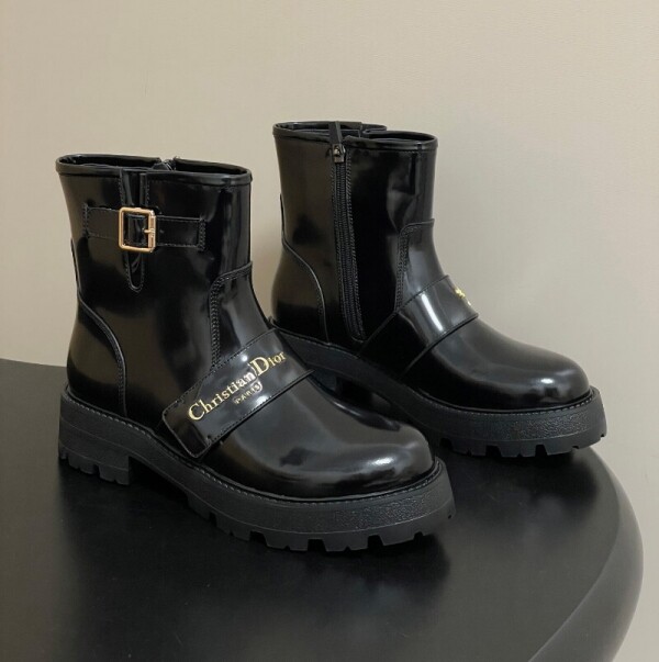 블링크,디올 여자 디 퀘스트 D-Quest 앵클 4.5CM 유광 부츠 KDT070VEA S900