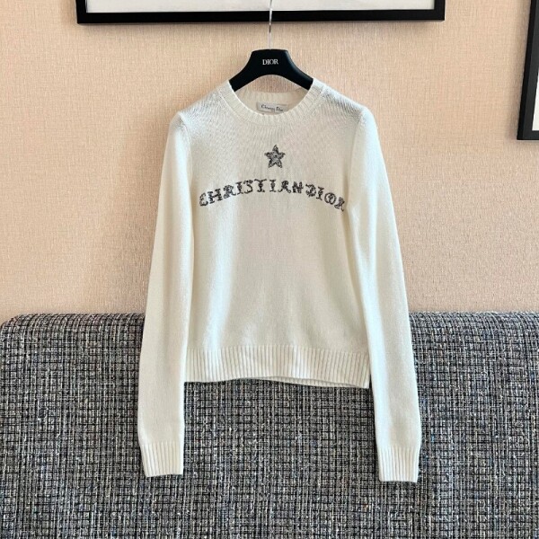 블링크,디올 26SS ALPHABET 캐시미어 니트 614S57A0053  H