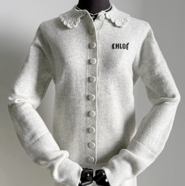 블링크,끌로에 로고 버튼 울 가디건 00N CH26SMC03530  H