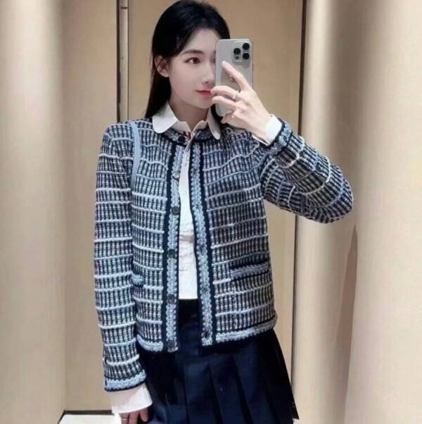 블링크,톰브라운 블루 크루넥 가디건 FKC582A  H