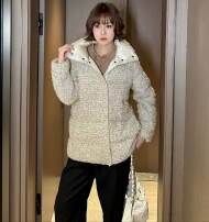 몽클레어 코쉘 트위드 숏 다운 자켓 K20931A002435991ZM12  H