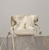 생로랑 제이미 미니 숄더 파우치 램스킨 아이보리 859174