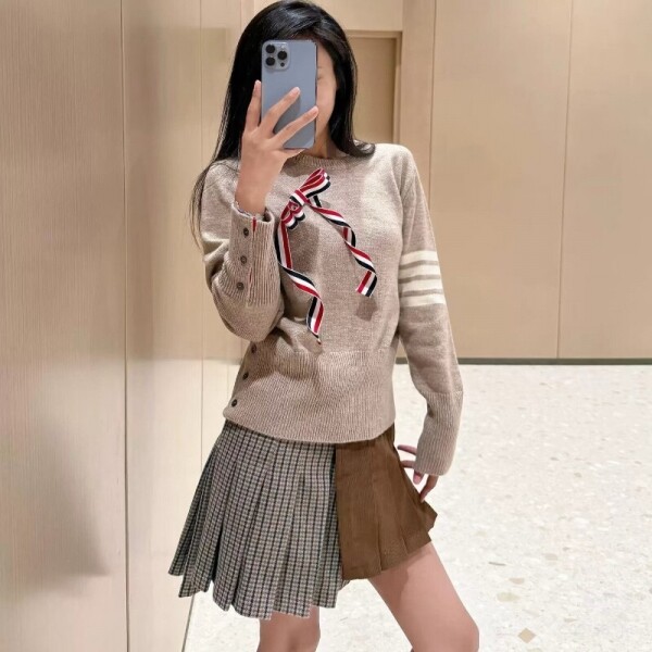 블링크,톰브라운 사선 스트라이프 울 니트 FKA507A  H