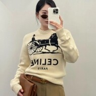 셀린느 캐시미어 라운드넥 스웨터 RY0SV1261  H