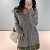 미우미우 고품질 여성 니트 스웨터 03  H