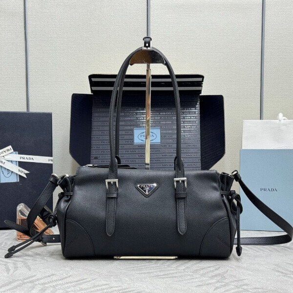 블링크,프라다 레더 로고 토트 백 1BG628