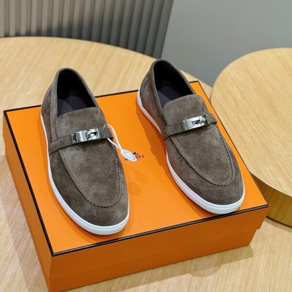 블링크,에르메스 남성 마인드 로퍼 슬립온 브라운 H261937ZAX3