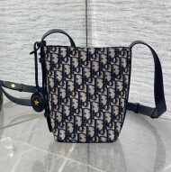 디올 오블리크 디올스타 버킷백 미니 블루 S4321UTZQ_M928