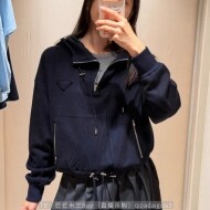 프라다 울 캐시미어 후드티 1347211ZCF  D