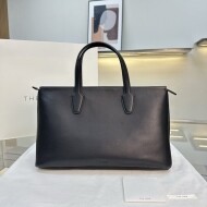 더로우 26SS Marcel 가죽 백 블랙 W1909L72BAS