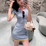 펜디 로고 패턴 미디 원피스 FZDE35AW4S  H