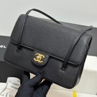 샤넬 26SS 26P  프레피 코코백 가죽 스트랩 스몰 플랩 AS6130