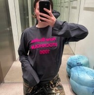 아크네스튜디오 롱슬리브 크루넥 티셔츠 1996 로고 2컬러 CL0460-900  H