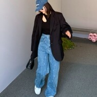 샤넬 고품질 여성 청바지 01 H