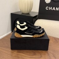 샤넬 26SS  CC 로고 믹스드 파이버 스웨이드  스니커즈 G47269