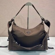 프라다 익스플로어 리나일론 및 가죽 백 시에나 2VH204