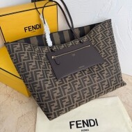 펜디 롤 데님 FF 자카드 라지 토트 백  8BH425