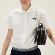 미우미우 슬러브 포플린 반팔셔츠 2컬러 MK1932  D