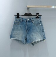 알렉산더왕 바이트 디스트레스드 데님 반바지 4DC2244299  H