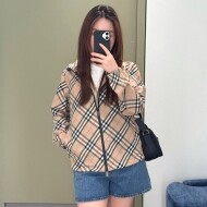 버버리 후드 체크 바람막이 자켓 81103011  H