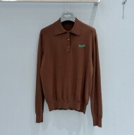 프라다 여성 브라운 폴로 셔츠 P24B3C19DA  H