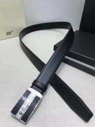 MONTBLANC 몽블랑 클래식라인 슬라이딩 자동 정장벨트 128136 38156