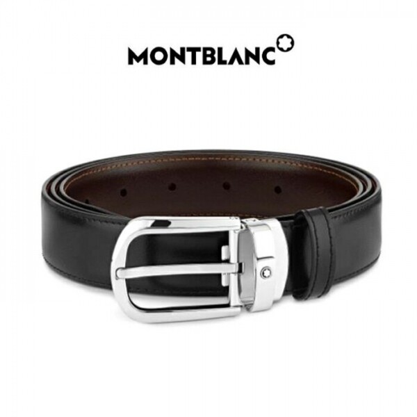 위핑,MONTBLANC몽블랑 리버서블 자유커팅식 남성 양면 벨트 114412