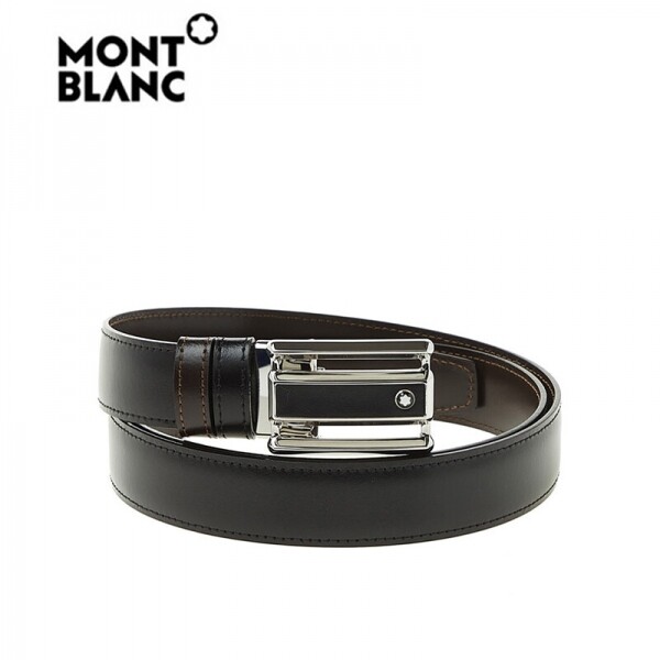위핑,MONTBLANC몽블랑 레더 스트랩 리버시블 벨트 114423 BLACK BROWN
