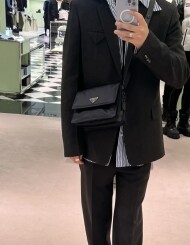 프라다 리나일론 패딩 숄더백1BD255