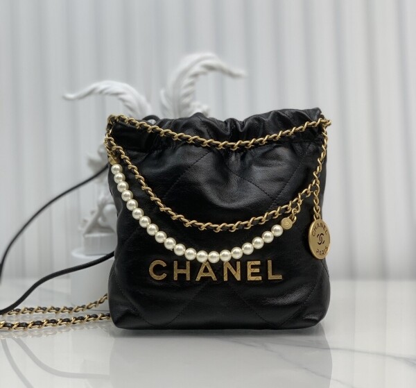 위핑,샤넬 25c Mini 22 bag 미니백  진주 투투백 AP3980