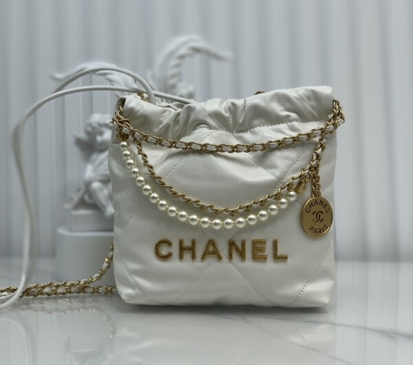 위핑,샤넬 25c Mini 22 bag 미니백  진주 투투백 AP3980