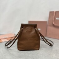 미우미우 나파가죽 미니 버킷백 5NF460