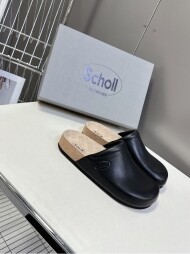 발렌시아가 X Scholl 숄 플랫 커플 뮬 827677W