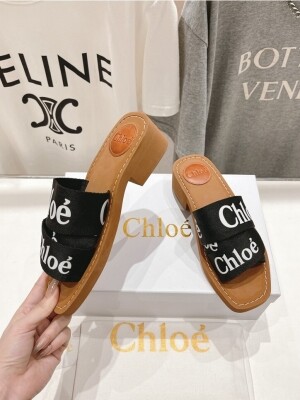 끌로에 WOODY 우디 자수 샌들 슬리퍼 CHC22U CHC23U