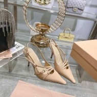 슬링백 샌들 3컬러 굽높이 8.5cm