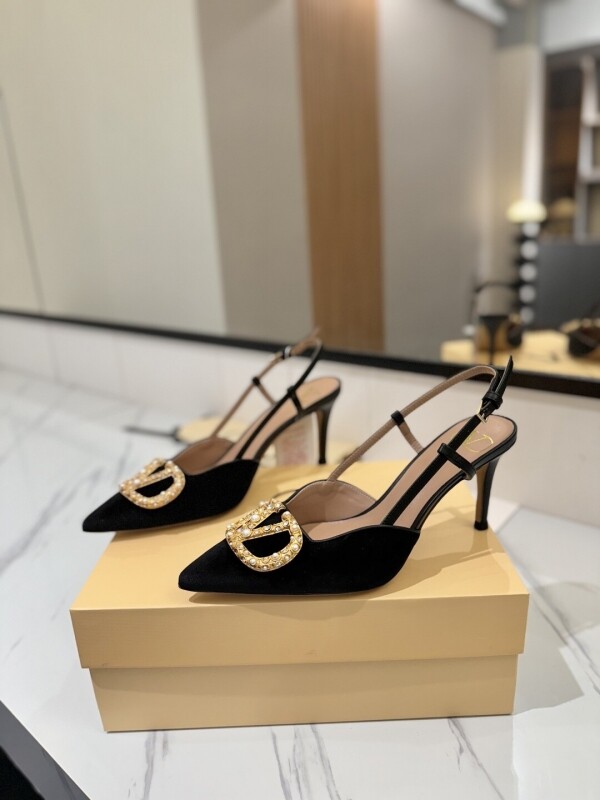 위핑,VLOGO SIGNATURE 슬링백 샌들 5컬러 굽높이 8.0cm