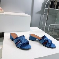 여성 샌들 뮬 2컬러 굽높이 4.0cm