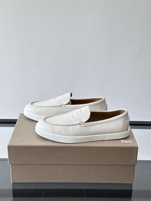 위핑,크리스찬 루부탱 남성 로퍼 Reversed nubuck leather 7컬러 1230960I569