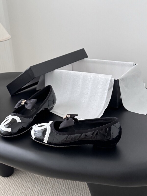 위핑,샤넬 빈티지 캉펑 메리제인 플랫