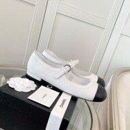 샤넬 카프스킨 메리제인 플랫 G36482 X56055 K25970| 화이트