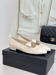 샤넬 더블C 리본 진주 메리제인 슈즈